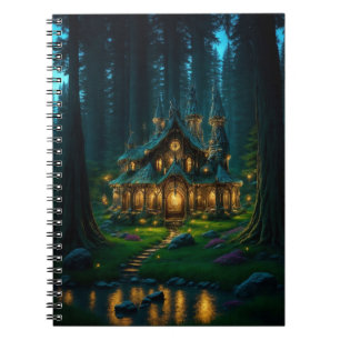 Elven Glade Castle Spiral Notebook