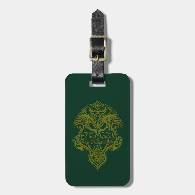 Elven Guards of Mirkwood Shield Icon Luggage Tag (Front Vertical)