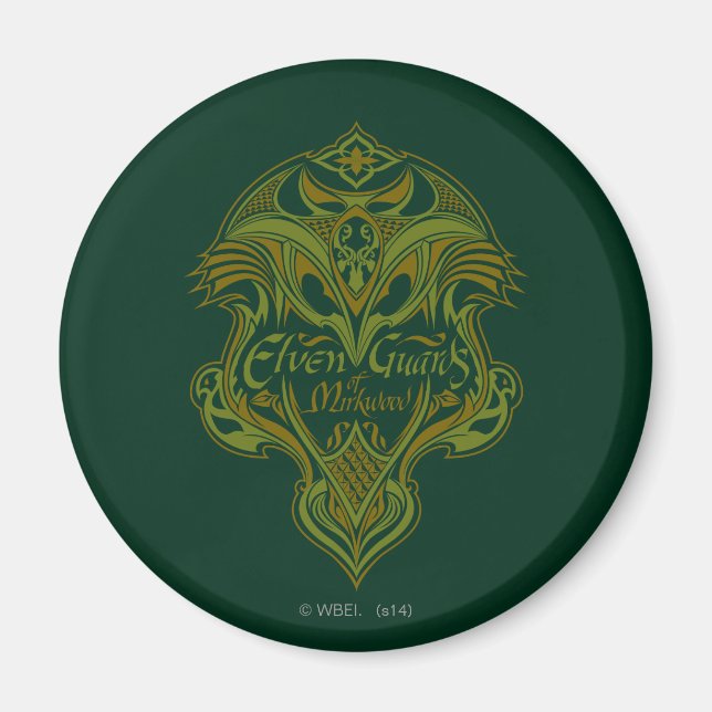 Elven Guards of Mirkwood Shield Icon Magnet (Front)