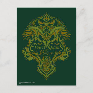 Elven Guards of Mirkwood Shield Icon Postcard