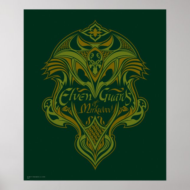 Elven Guards of Mirkwood Shield Icon Poster (Front)