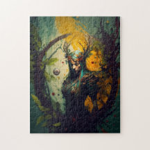 Elven Ranger Fantasy Puzzle | D&D Gift
