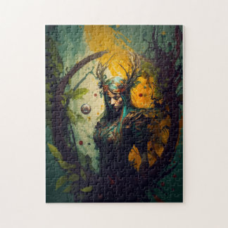 Elven Ranger Fantasy Puzzle | D&D Gift