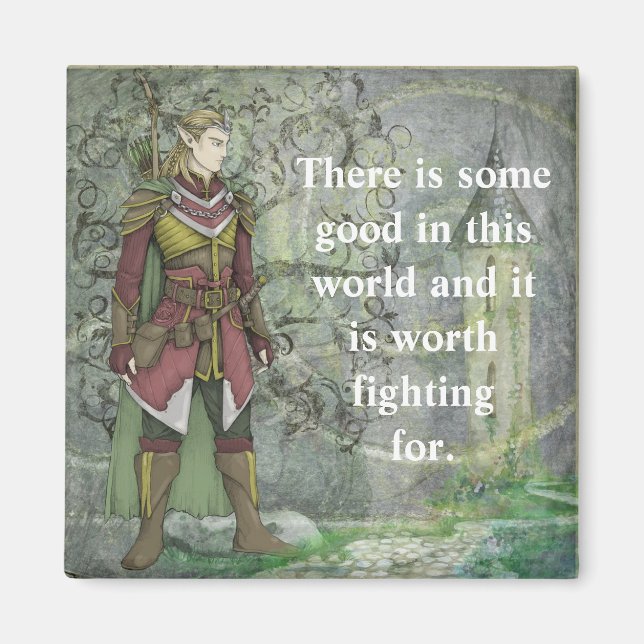 Elven Ranger Magnet (Front)