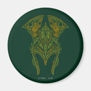 Elven Weapons Helmet Icon Magnet