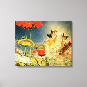 "Elves and Fairies, A Midsummer Night’s Dream Canvas Print