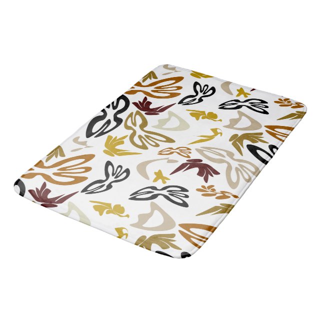 Elves, Butterflies and Masks 1 Bath Mat (Angled)