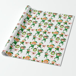 Elves Elves Elves Wrapping Paper