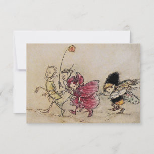 “Elves” Fairy Art by Arthur Rackham RSVP Card