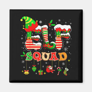 Elves Family Christmas Matching Pajamas Xmas Elf S Magnet