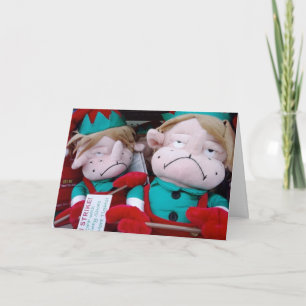 ELVES ON STRIKE - MAKING TOYS SOON HOLIDAY CARD