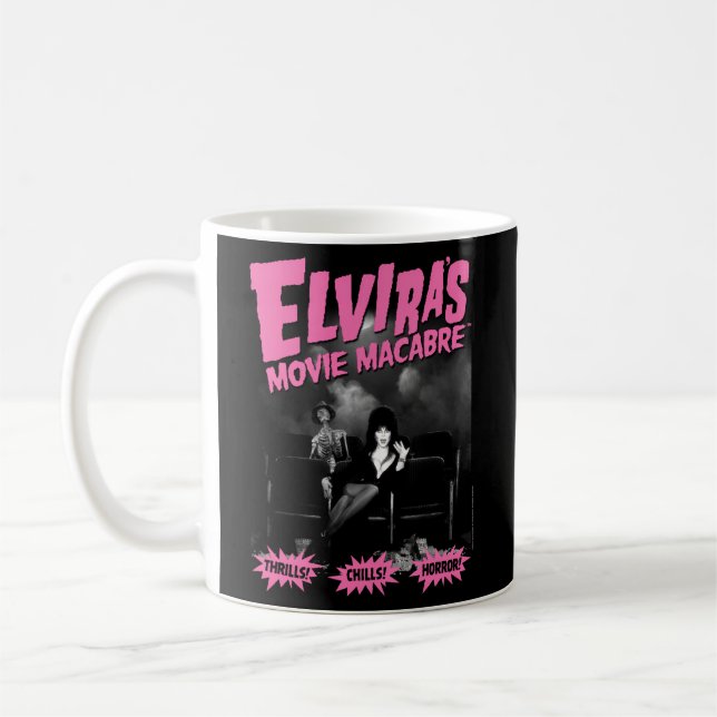 Elvira Mistress Of The Dark Movie Macabre Coffee Mug (Left)
