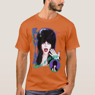 Elvira Mistress ofhe Dark Purple and Green Horror T-Shirt