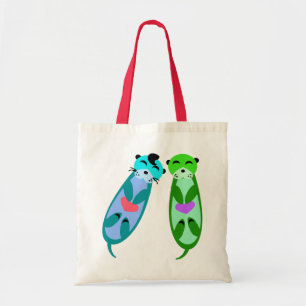 Elvis Otter and Friend #2 Tote Bag