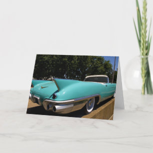 Elvis Presley's Green Cadillac Convertible in Card