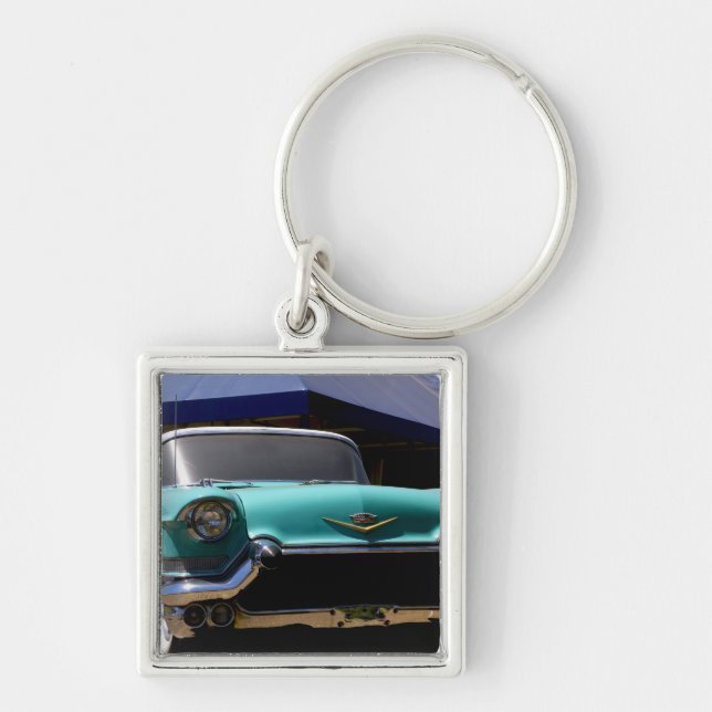 Elvis Presley's Green Cadillac Convertible in Key Ring (Front)