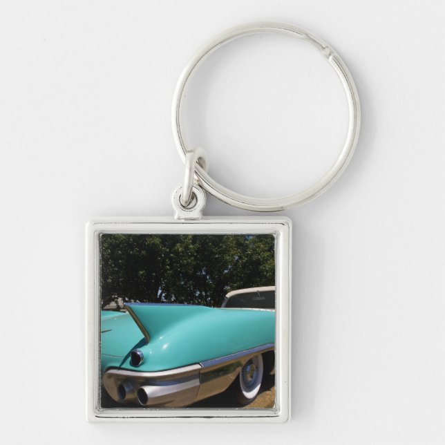 Elvis Presley's Green Cadillac Convertible in Key Ring (Front)
