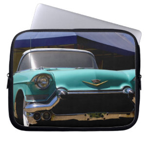 Elvis Presley's Green Cadillac Convertible in Laptop Sleeve