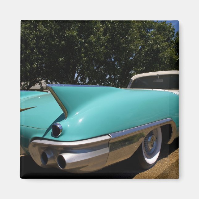 Elvis Presley's Green Cadillac Convertible in Magnet (Front)
