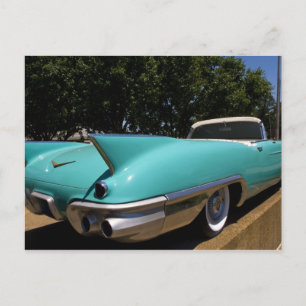 Elvis Presley's Green Cadillac Convertible in Postcard