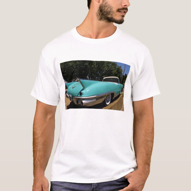 Elvis Presley's Green Cadillac Convertible in T-Shirt (Front)
