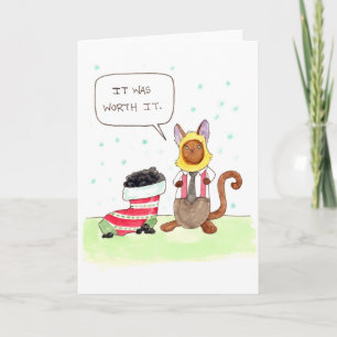 Elvis' Stocking Holiday Card