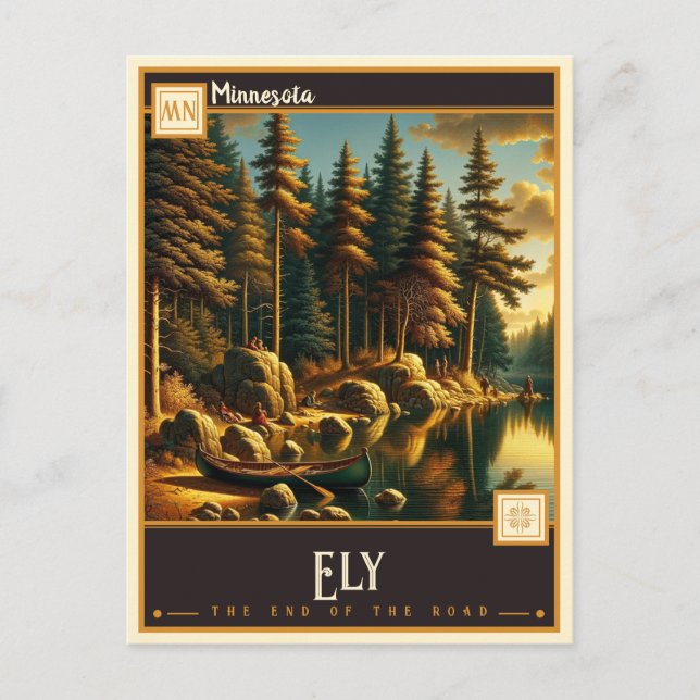 Ely, Minnesota  | Vintage Postcard (Front)