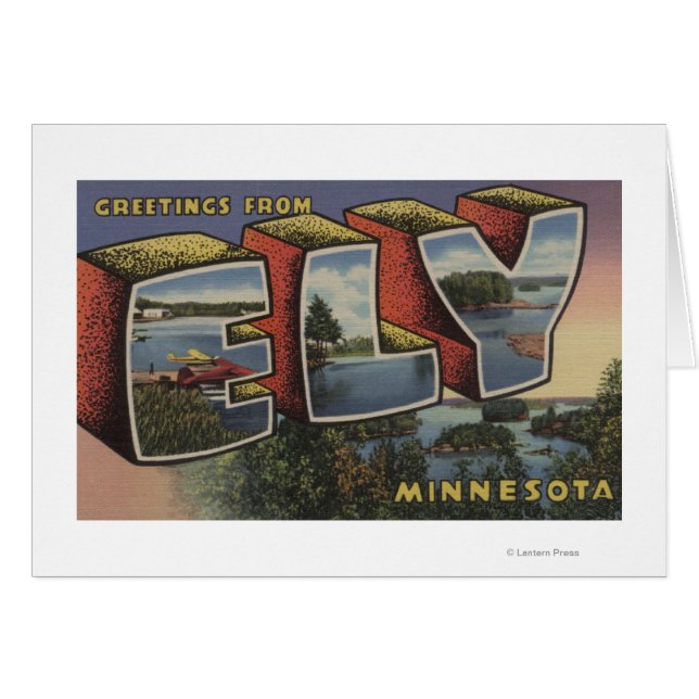 Ely, MinnesotaLarge Letter ScenesEly, MN (Front Horizontal)