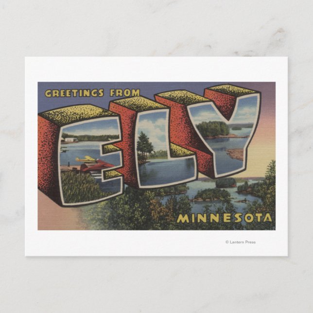 Ely, MinnesotaLarge Letter ScenesEly, MN Postcard (Front)