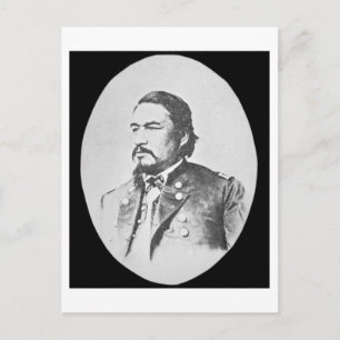 Ely Samuel Parker (1828-95) Seneca Chief and Feder Postcard