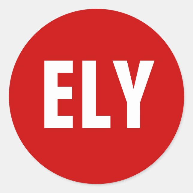 ELY Sticker 1 (Front)