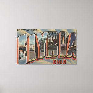 Elyria, OhioLarge Letter ScenesElyria, OH Canvas Print