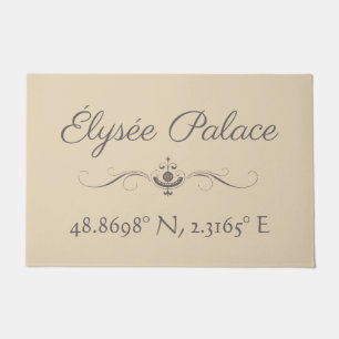 Élysée Palace Latitude  Longitude  Doormat