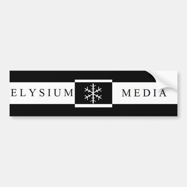 Elysium Media Bumper Sticker (Front)