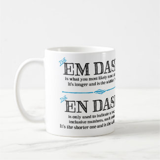 Em Dash Grammar Mug Punctuation Gifts for Teachers