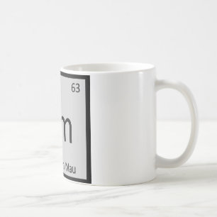 Em - Egyptian Mau Cat Chemistry Periodic Table Coffee Mug