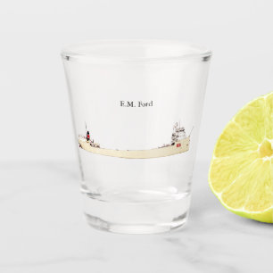 EM Ford shot glass