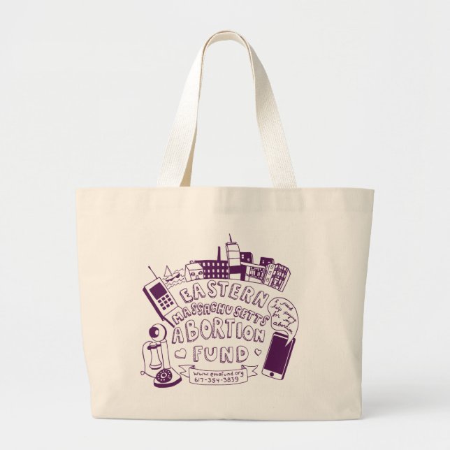 EMA Fund Purple Tote (Front)