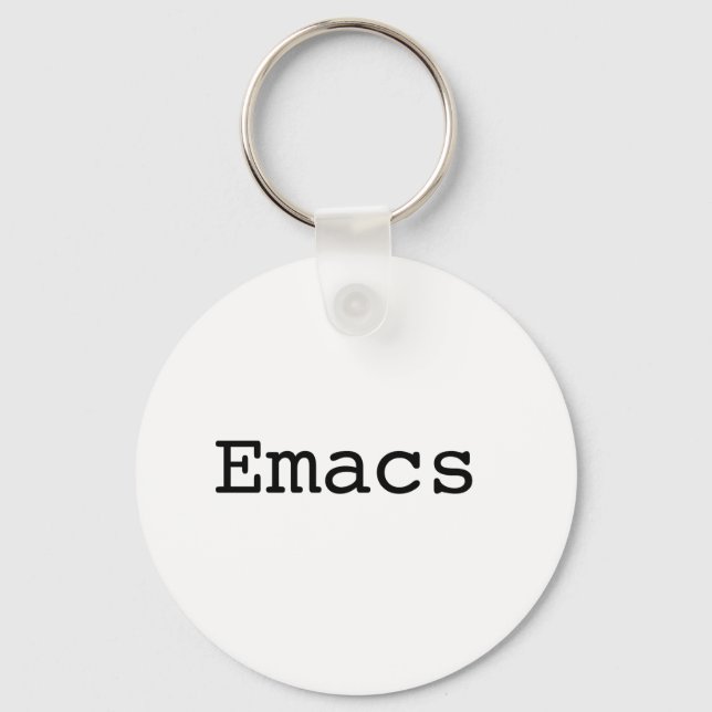 Emacs Key Ring (Front)