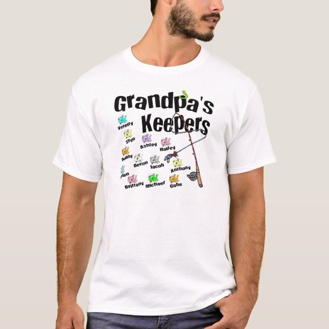 Email me first for Grandpa's Keepers T-Shirt (Front)