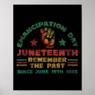 Emancipation Day - Juneteenth Remember The Past - Poster