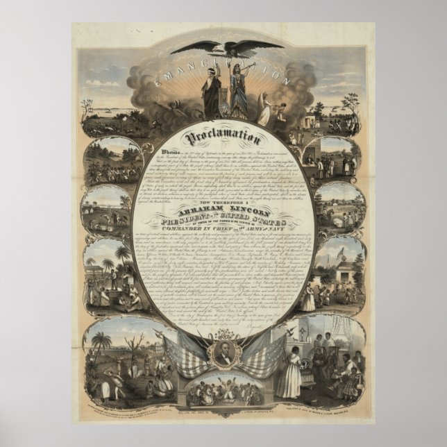 Emancipation Proclamation [1864] Poster (Front)