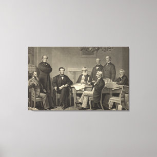 Emancipation Proclamation 1866 Canvas Print