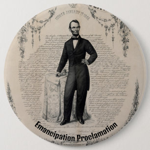 Emancipation Proclamation 6 Cm Round Badge