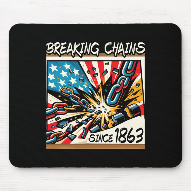 Emancipation Proclamation African American Junetee Mouse Mat (Front)