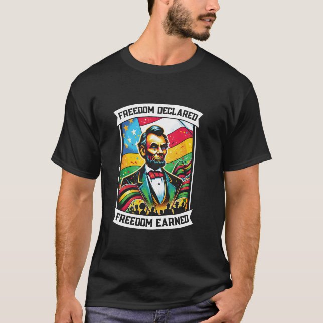 Emancipation Proclamation African American Junetee T-Shirt (Front)