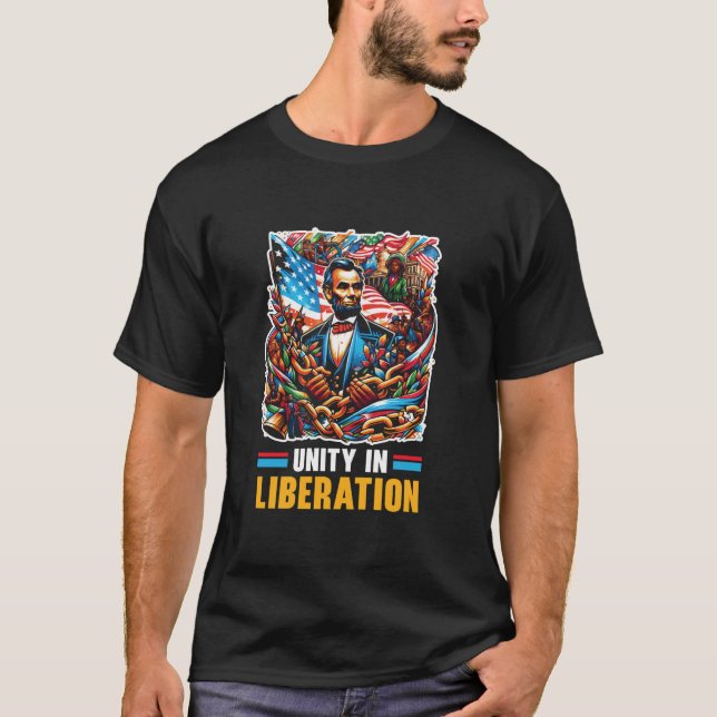 Emancipation Proclamation African American Junetee T-Shirt (Front)