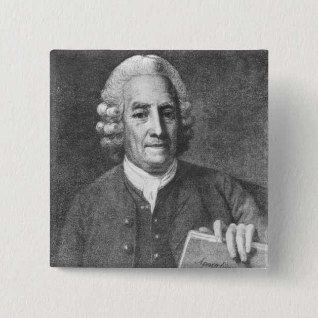 Emanuel Swedenborg 2 15 Cm Square Badge (Front)
