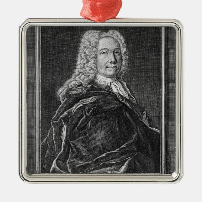 Emanuel Swedenborg Metal Tree Decoration (Front)