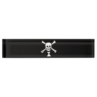 Emanuel Wynne Pirate Flag Jolly Roger Nameplate